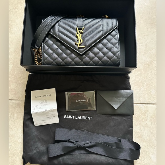 Saint Laurent medium envelope bag - Picture 3 of 15